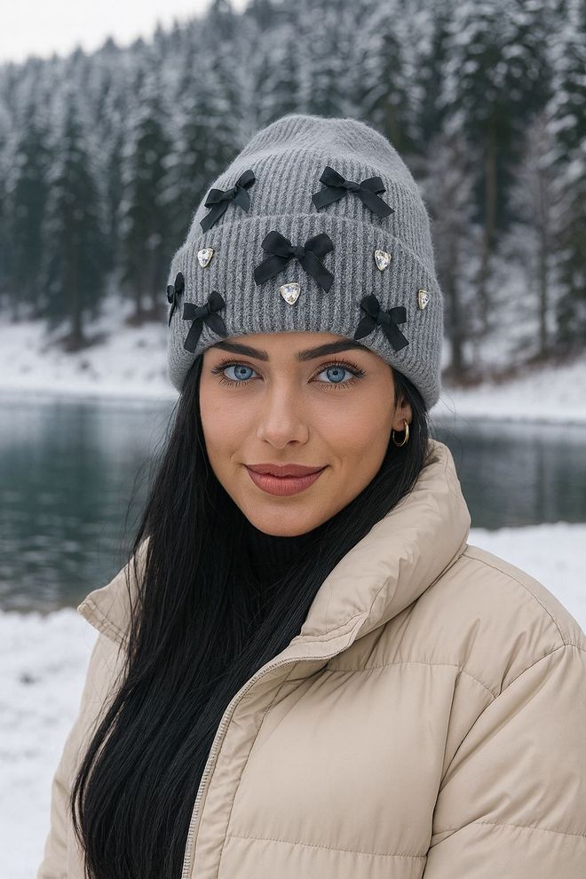 Axesoire Grey Classic Casual Beret For Fall And Winter Wholesale Clothing Casual