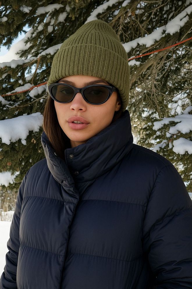 Axesoire Boina Verde Casual Esportiva Para Outono E Inverno Roupas por atacado Casual