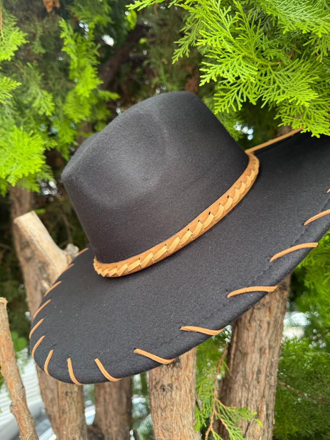Axesoire Negru Vestic Casual Vintage Sport Boho Retro Pălărie Îmbrăcăminte cu ridicata Plajă