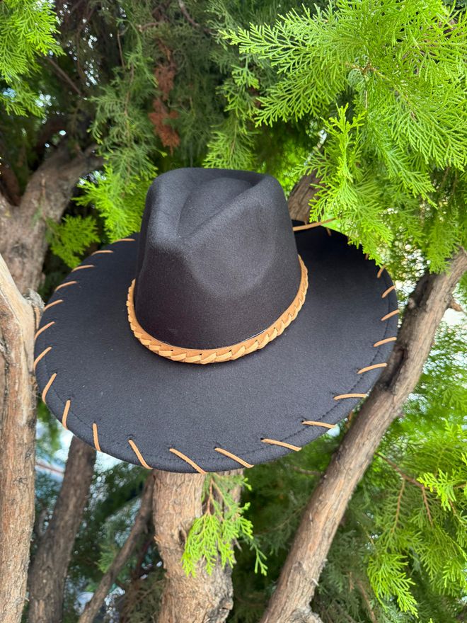 Axesoire Negru Vestic Casual Vintage Sport Boho Retro Pălărie Îmbrăcăminte cu ridicata 1