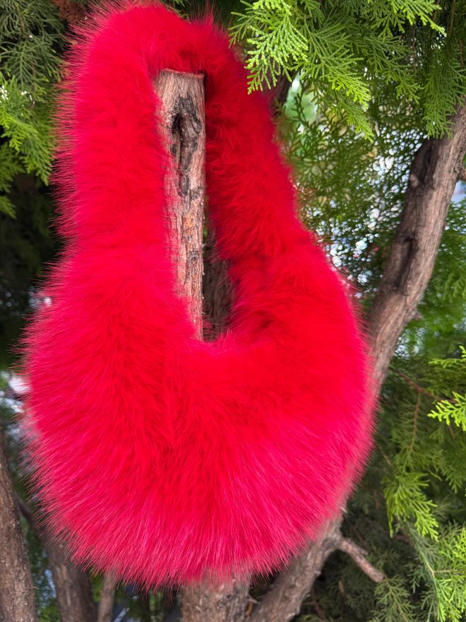 Axesoire Plush Bag Red Wholesale Clothing 2