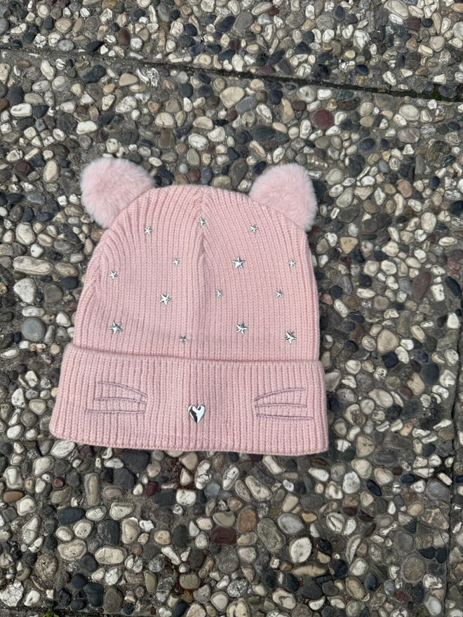 Axesoire Różowy Uroczy Casual Beret Z Wzorem Gwiazd Na Jesień I Zimę Hurtowa sprzedaż odzieży 1