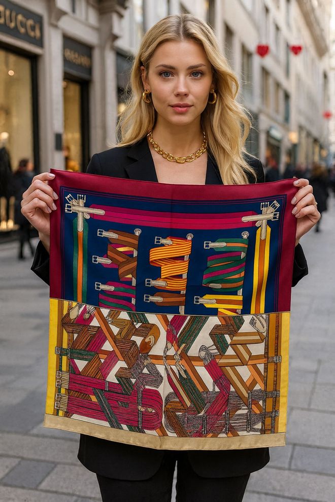 Axesoire Niebieski Elegancki Szal Hurtowa sprzedaż odzieży Casual