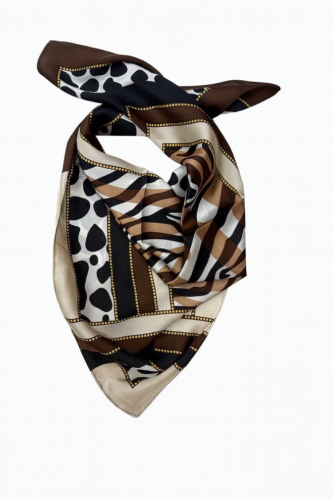 Axesoire Schwarzer Eleganter Halstuch Großhandelskleidung Arbeit