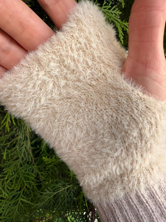 Axesoire Pluche Handschoenen Mink Groothandel Kleding 2