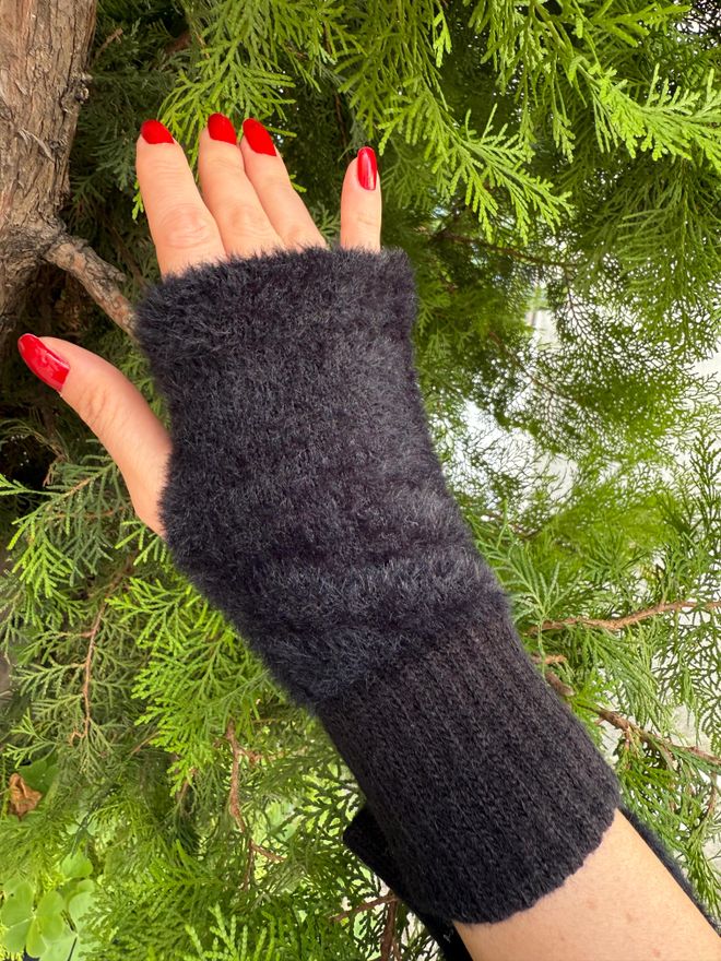 Axesoire Guantes De Felpa Negros Ropa al por mayor 1