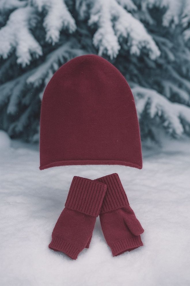 Axesoire Conjunto Vermelho Clarete Casual Elegante Inverno Roupas por atacado Casual