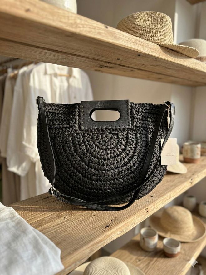 Axesoire Ritszak Met Rietje Zwart Groothandel Kleding 0