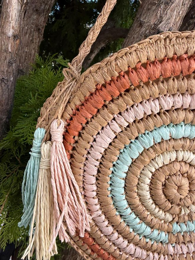 Axesoire Mini Džepna Ručno Pletena Slamnata Torba 28k29 Cm Kamila Велепродаја одеће 2