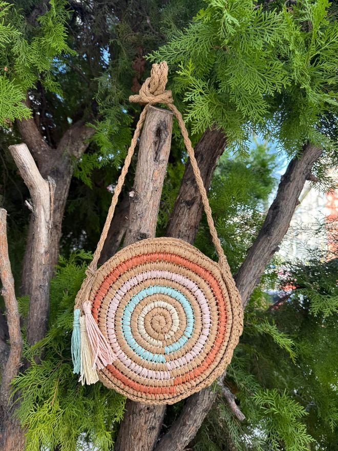 Axesoire Mini Džepna Ručno Pletena Slamnata Torba 28k29 Cm Kamila Велепродаја одеће 1