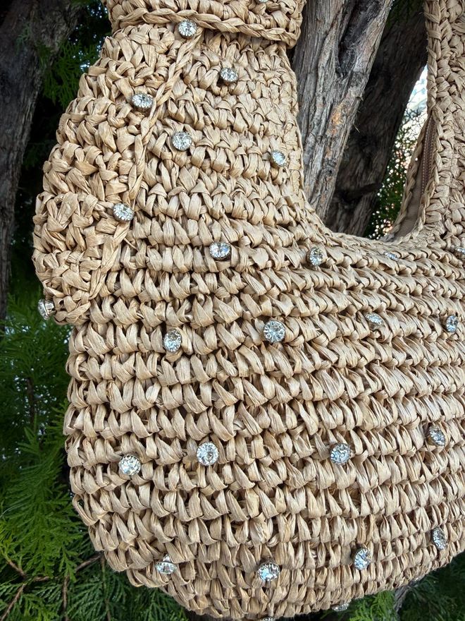 Axesoire Kamena Torba Od Slame Sa Zatvaračem Kamila Велепродаја одеће 2
