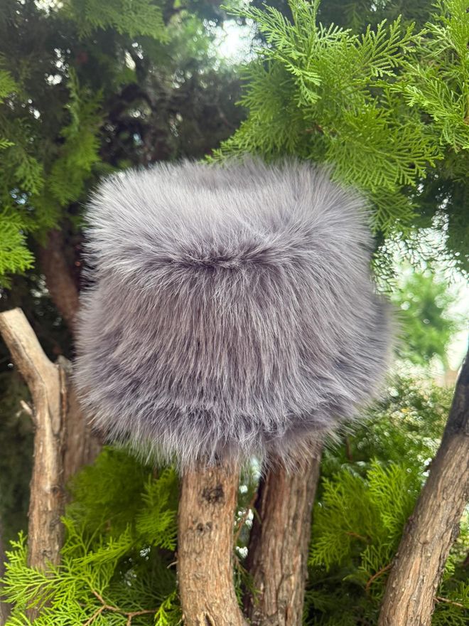 Axesoire Kış İş Ve Akşam İçin Zarif Gri Şapka Toptan Giyim Gündelik