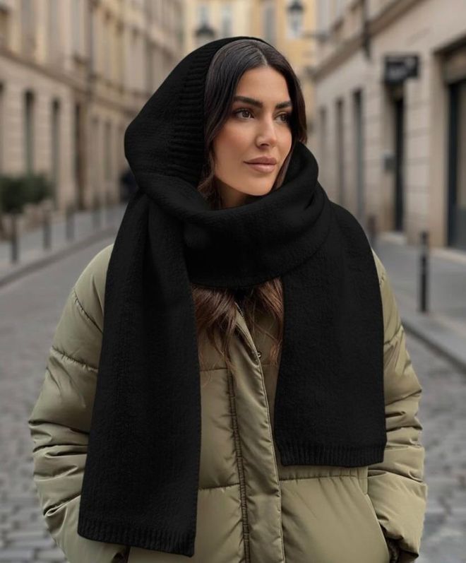 Axesoire Black Elegant Beret For Fall And Winter Wholesale Clothing Modest