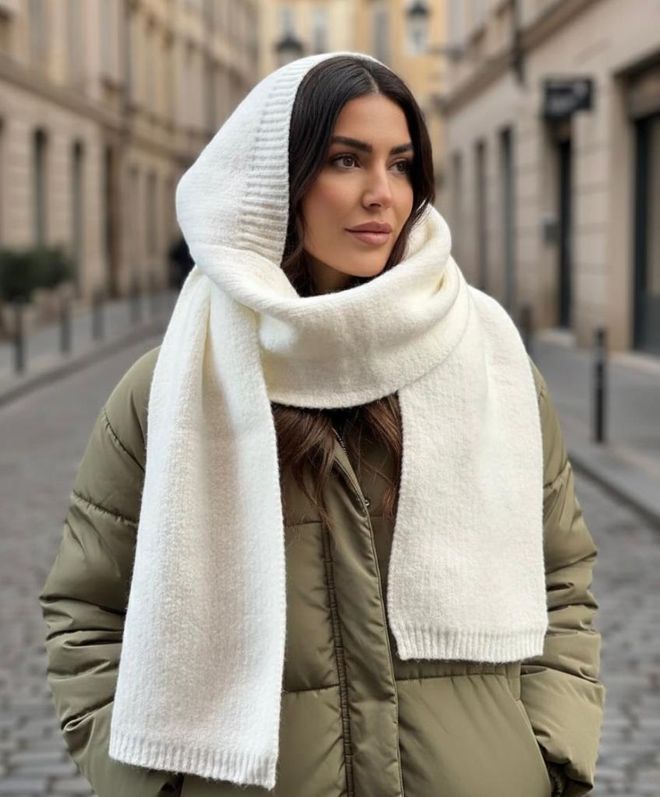 Axesoire White Beret Casual Elegant Streetwear Plain Style Wholesale Clothing Modest