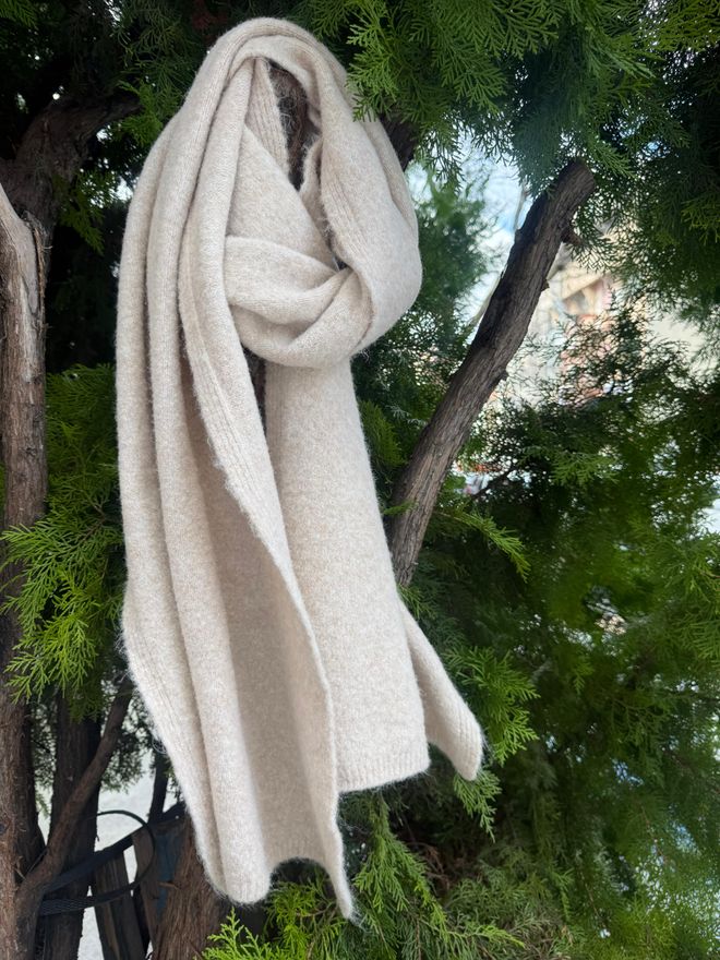 Axesoire Beige Elegant Shawl Wholesale Clothing Casual