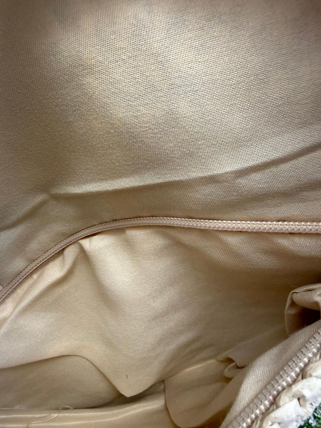 Axesoire Hand Knitted Straw Bag 27x19x31 Cm Beige Wholesale Clothing 4