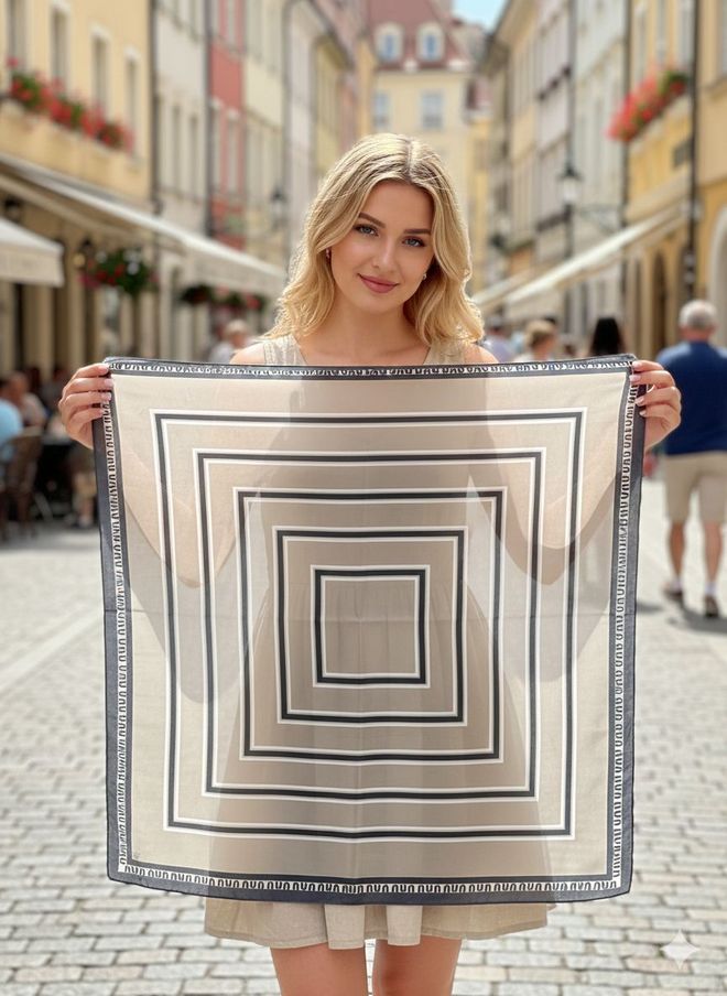 Axesoire Elegante Beige Sjaal (Beige Elegant Shawl) Groothandel Kleding Casual