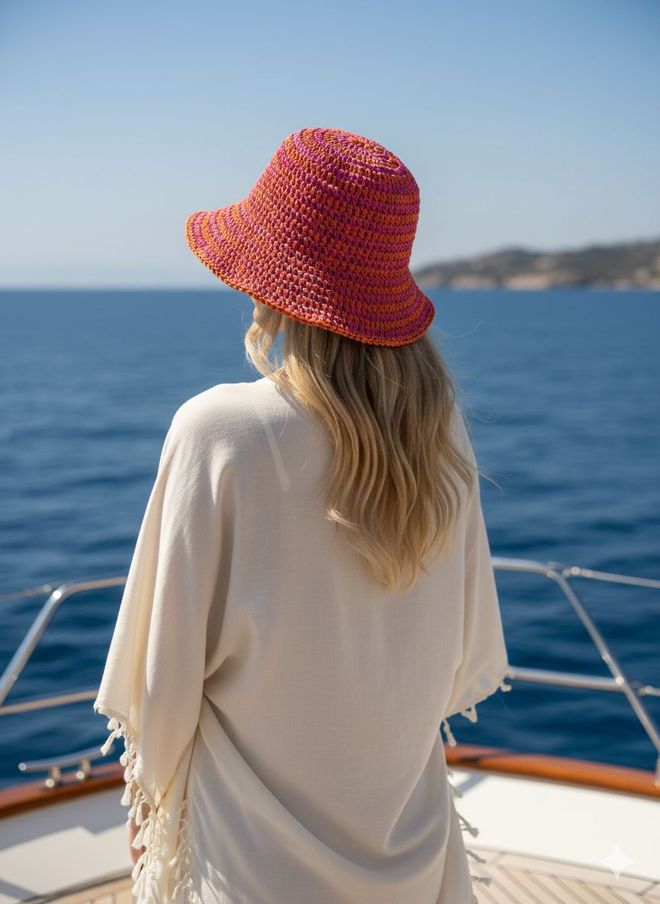 Axesoire قبعة برتقالية غير رسمية بوهو ملابس بالجملة غير رسمي