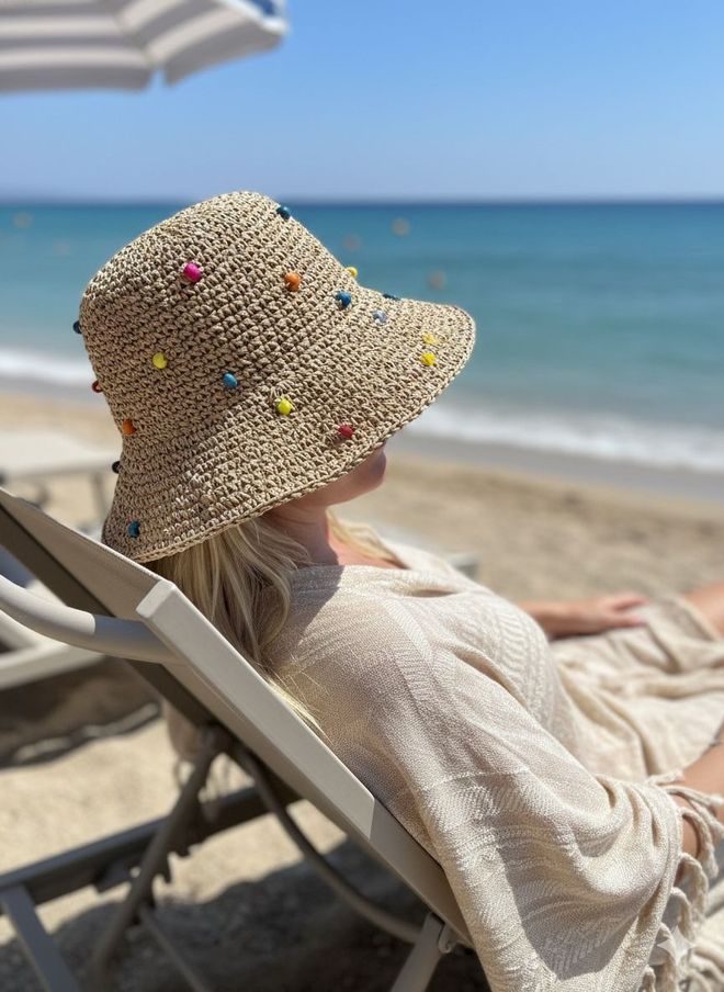 Axesoire Béžová Neformálna Šiltovka Na Pláž A Doma Veľkoobchod s oblečením Neformálny