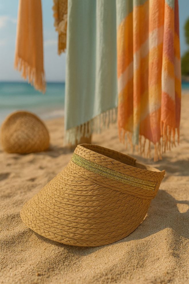 Axesoire Haki Gündelik Spor Giyim Boho Zarif Düz Şapka Toptan Giyim Gündelik