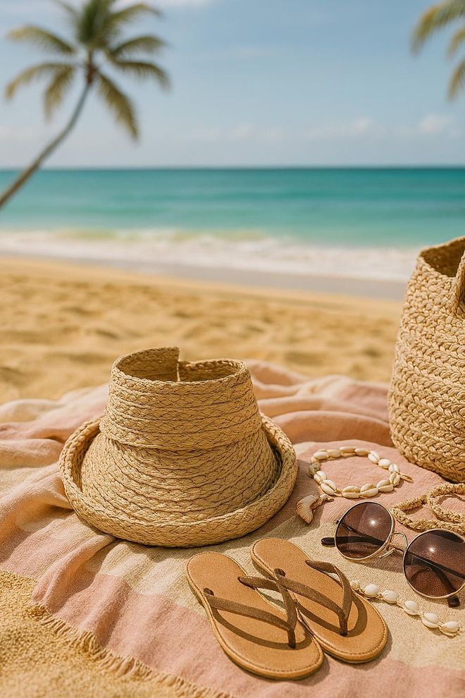 Axesoire Beige Casual Boho Vintage Hat For Summer Wholesale Clothing Casual