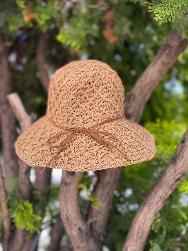 Axesoire Brown Boho Hat For Beach And Party Wholesale Clothing Casual