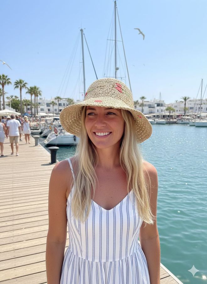 Axesoire Бежевая Бохо Шляпа С Цветочным Узором Для Лета И Весны Оптовая продажа одежды Повседневный