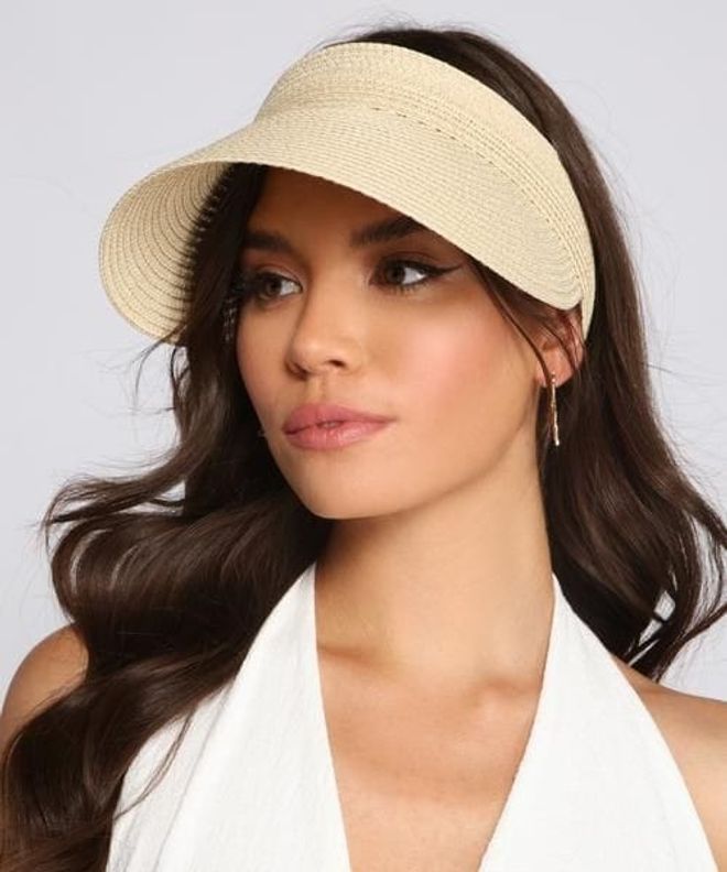 Axesoire Pălărie Bej Cu Stil Casual Sport Boho Îmbrăcăminte cu ridicata Casual