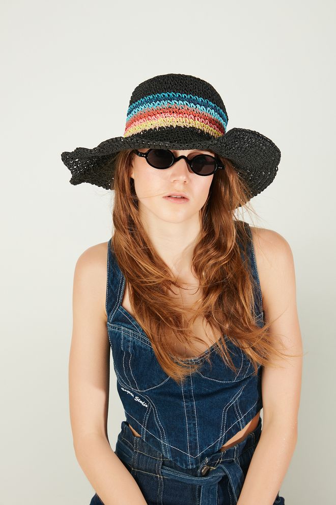 Axesoire Cappello Casual Nero Per Estate E Primavera Abbigliamento all'ingrosso Casuale