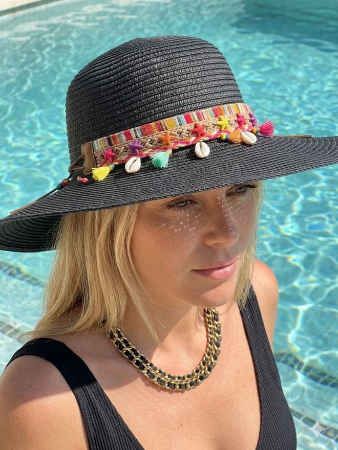 Axesoire Black Casual Boho Elegant Streetwear Vintage Retro Plain Hat Wholesale Clothing 1