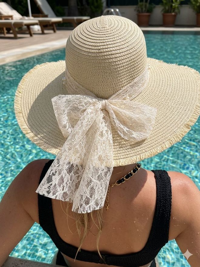 Axesoire Beige Elegant Boho Hat For Summer & Spring Wholesale Clothing Casual