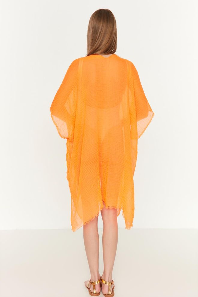 Axesoire Pareo Oranje Groothandel Kleding Strand