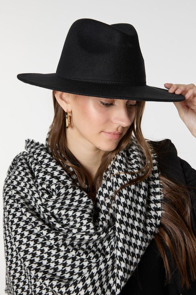 Axesoire Fedora Kepurė – Juoda Didmeninė prekyba drabužiais 0