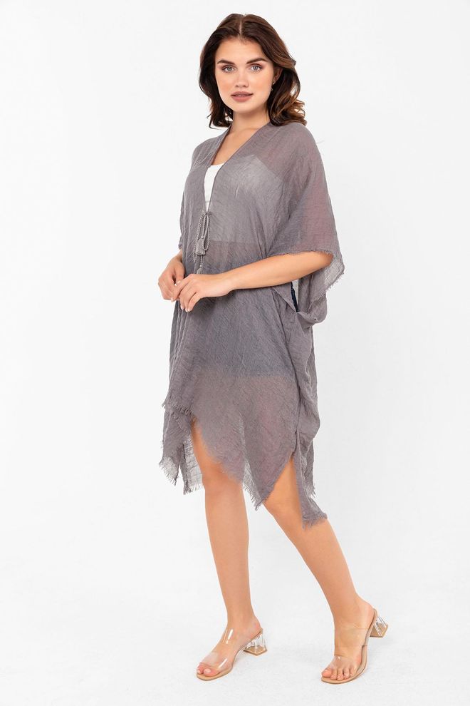 Axesoire Pareo Gray Wholesale Clothing Casual