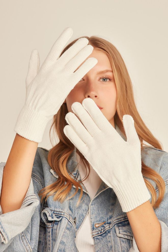 Axesoire Rękawiczki Ecru Hurtowa sprzedaż odzieży 0