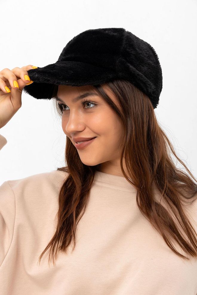 Axesoire Gorro De Felpa Negro Ropa al por mayor 0