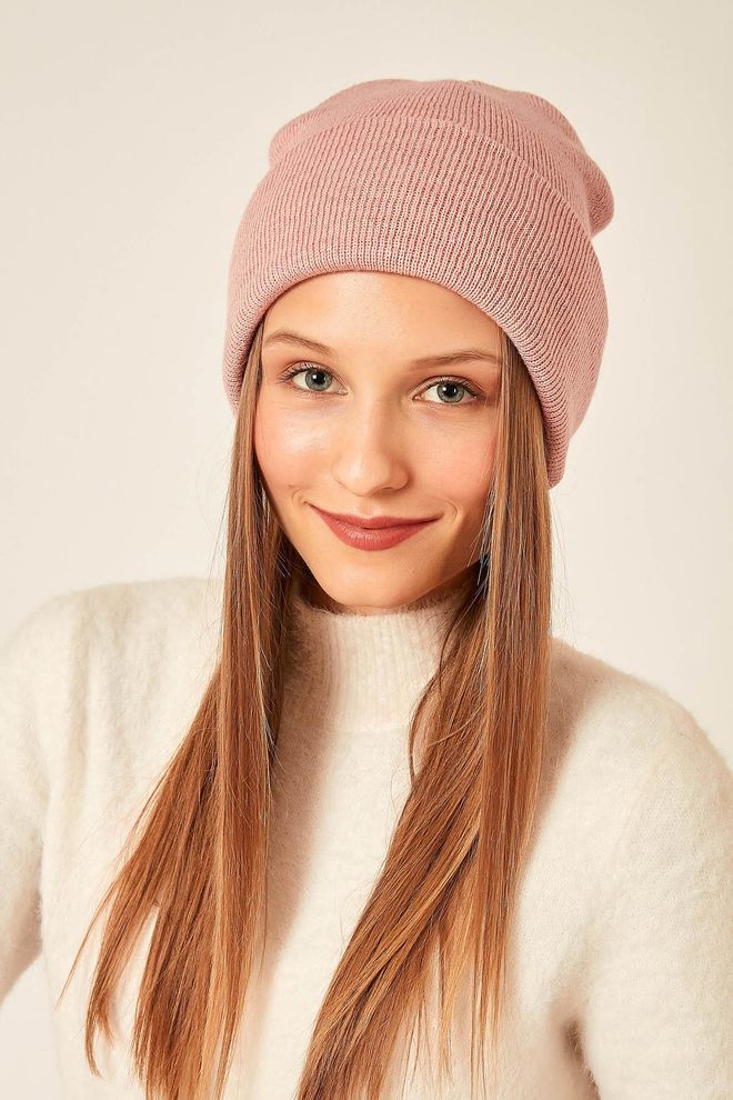Axesoire Poederkleurige baret Groothandel Kleding 0