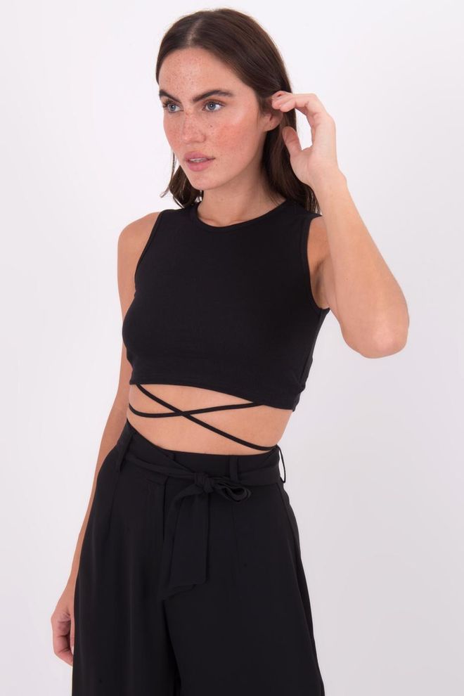 BSL Top Vezan U Križnom Struku Veleprodaja odjeće Pamuk