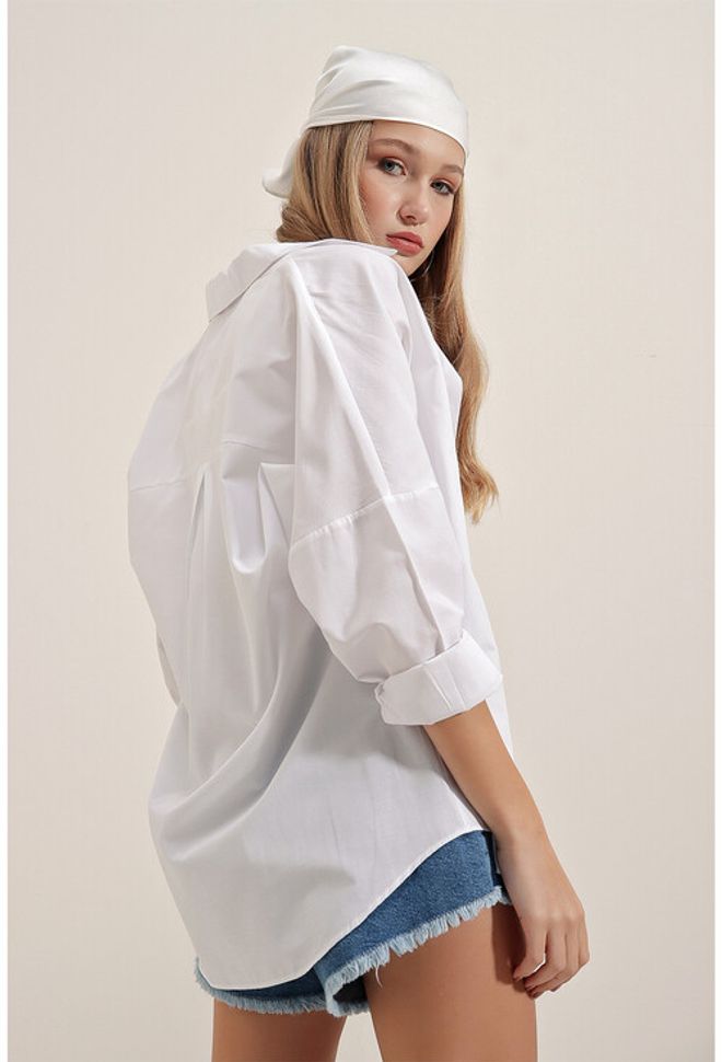 Ilia Shirt White Wholesale Clothing Polyester