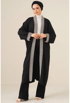 Didmenine prekyba rubais modelis devi 17377 - Kimono - Black, {{vendor_name}} Turkiski Kimono urmu