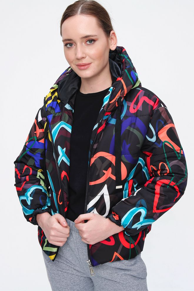 Bigdart Casaco Insuflável Preto Roupas por atacado 1