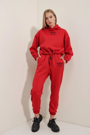 Wholesale Spring Tracksuit Set For Women Long Sleeve Pullover Crop