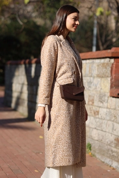 Модел на дрехи на едро носи big10588-oversize-long-boucle-coat-9127, турски едро Палто на Bigdart