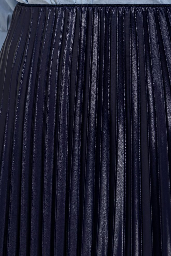 Bigdart Plisirana Suknja Izgleda Kože Tamnoplava Veleprodaja odjeće 4