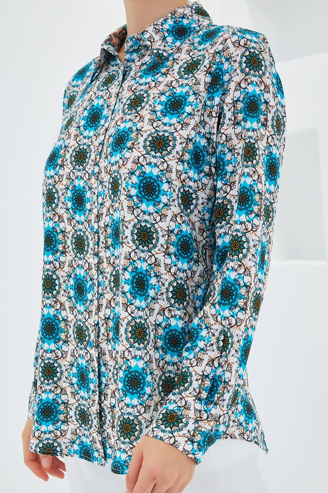 Bigdart Chemise À Motifs Graphiques B.blue Vêtements en gros Décontracté