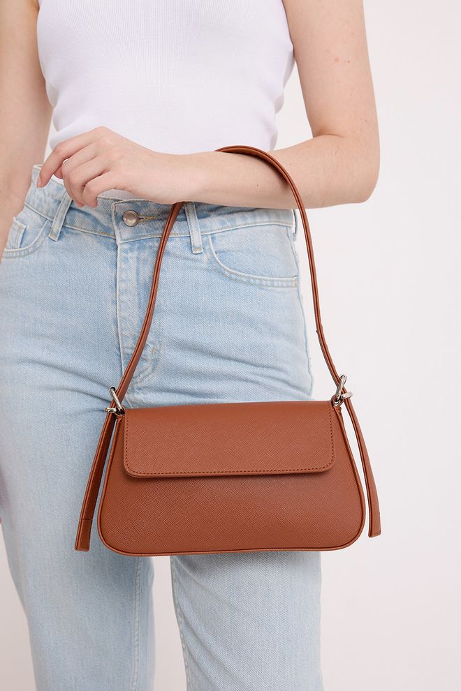 Bigdart Bolso Baguette Con Funda Color Canela 010169 Ropa al por mayor 1