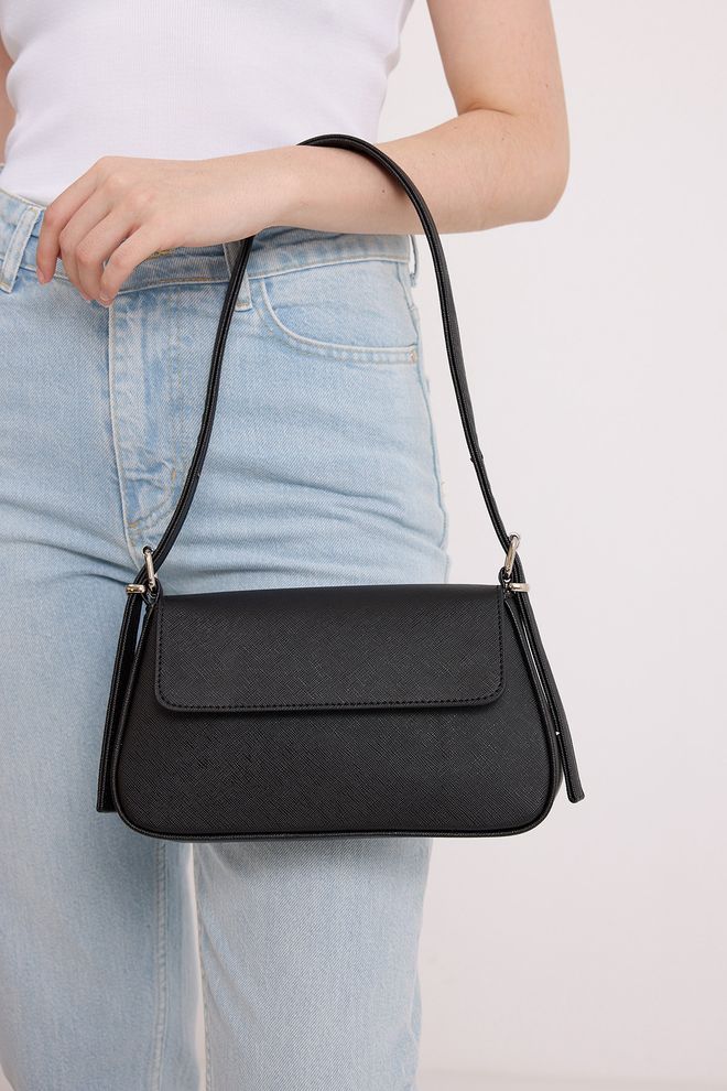 Bigdart Bolso Baguette Con Funda Negra 010169 Ropa al por mayor 2