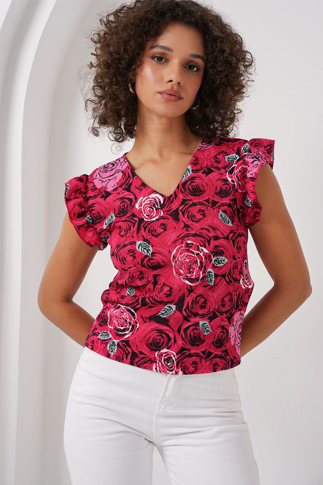 Bigdart Camicetta Lavorata A Maglia D.rosso Abbigliamento all'ingrosso Compleanno