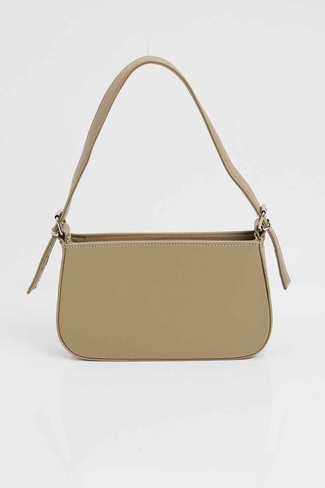 Bigdart Plain Baguette Shoulder Bag Cagla Wholesale Clothing 1