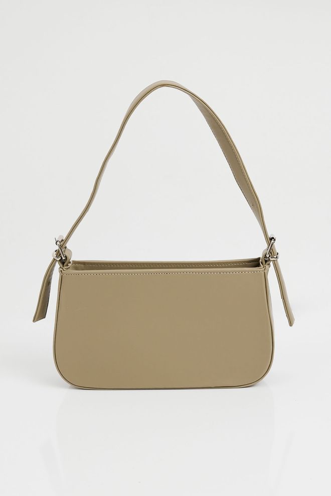 Bigdart Plain Baguette Shoulder Bag Cagla Wholesale Clothing 3